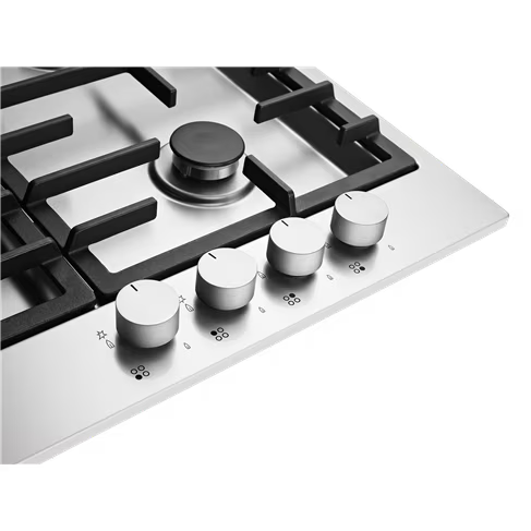 HG60FXA AEG 60cm 4 Burner Gas Cooktop - Stainless Steel