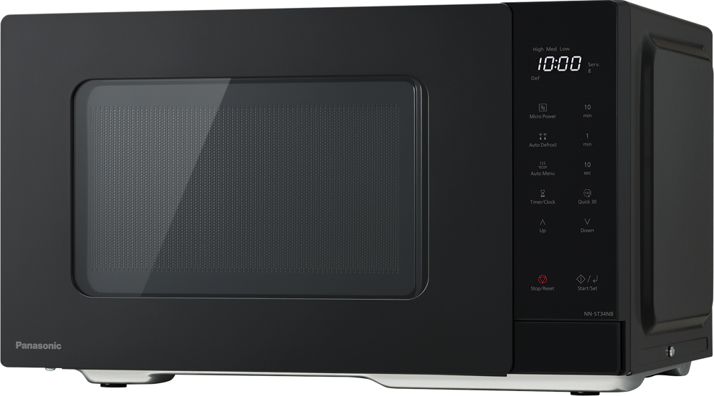 NNST34NBQPQ-010 Panasonic 25L 900W Solo Microwave Oven - Black