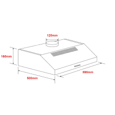 WRF613WA NEW WESTINGHOUSE 60 CM TWIN FAN RANGEHOOD - WHITE