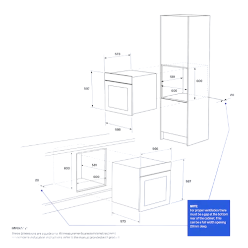 WVE6516SD Westinghouse 60cm Multi-Function 8 Oven with AirFry