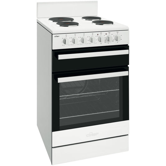 CFE535WB CAT C CHEF 540MM ELEC WHITE SEP GRILL UPRIGHT COOKER