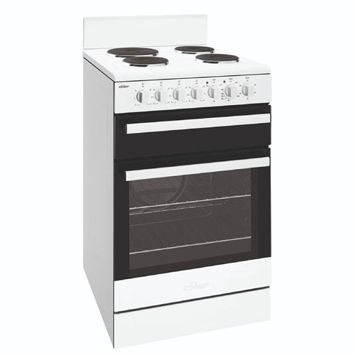 CFE535WB Chef 54cm Freestanding Electric Cooker - White