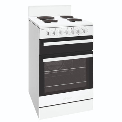 CFE535WB Chef 54cm Freestanding Electric Cooker - White