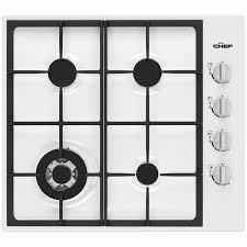 CHG644WC CAT B CHEF 60CM WHITE GAS COOKTOP