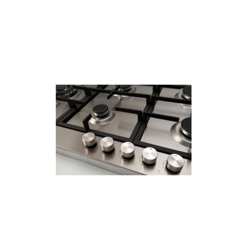 E90CTWX Euro Appliances 90cm Gas Slim Line Cooktop - Stainless Steel
