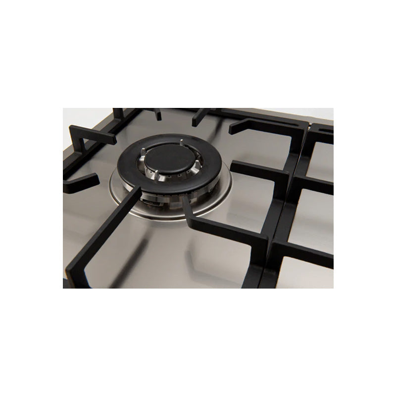 E90CTWX Euro Appliances 90cm Gas Slim Line Cooktop - Stainless Steel