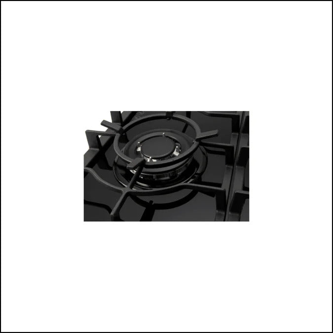 ECT900GBK2 NEW EURO 90CM BLACK GLASS WOK BNR GAS HOB