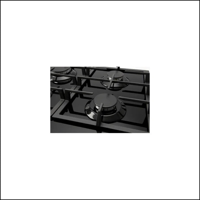 ECT900GBK2 NEW EURO 90CM BLACK GLASS WOK BNR GAS HOB