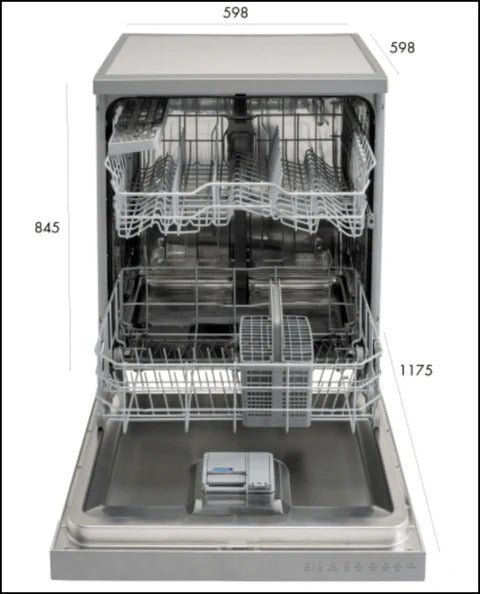 EED614TX NEW EURO 60CM 14 PLACE 6 WASH PROG TOUCH BUTTON  S/STEEL