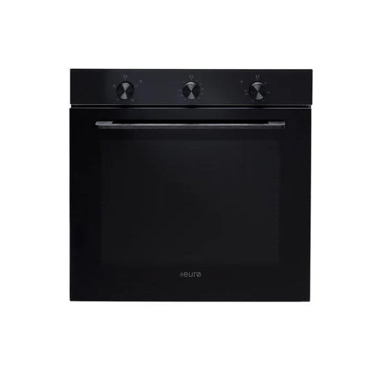 EO605VBK NEW EURO 60CM BI 5 FUNCTION ELEC BLACK & S/STEEL OVEN