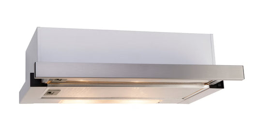 ES602SS2 Euro Appliances 60cm Slide Out Rangehood - Stainless Steel