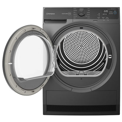 WDH904N7SA Westinghouse 9kg EasyCare 700 Series Heat Pump Dryer - Metallic Grey