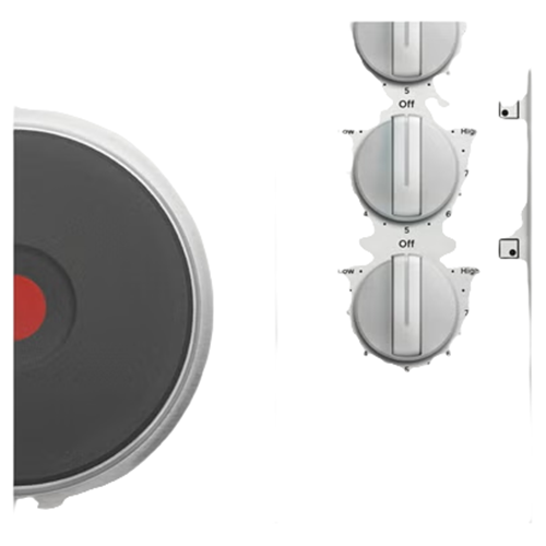 WHS642SC Westinghouse 60cm 4-Zone Electric Solid Cooktop