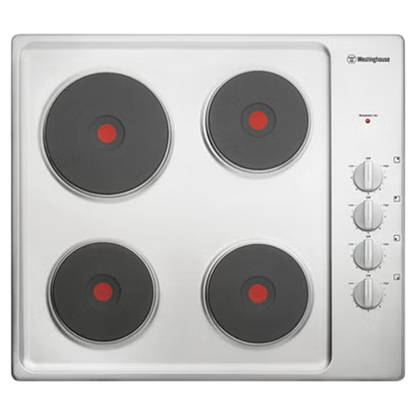 WHS642SC Westinghouse 60cm 4-Zone Electric Solid Cooktop