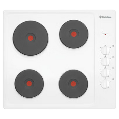 WHS642WC Westinghouse 60cm 4-Zone Electric Solid Cooktop