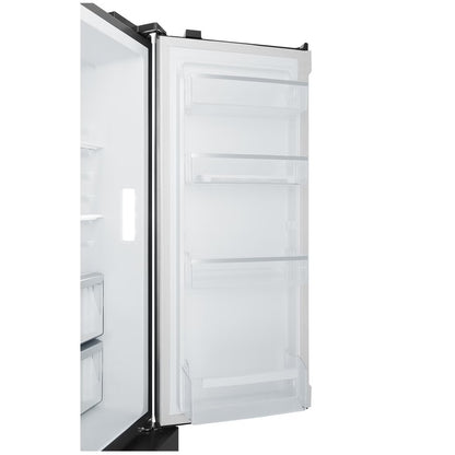 WQE5650BA Westinghouse 564L French Quad Door Refrigerator - Matte Charcoal Black