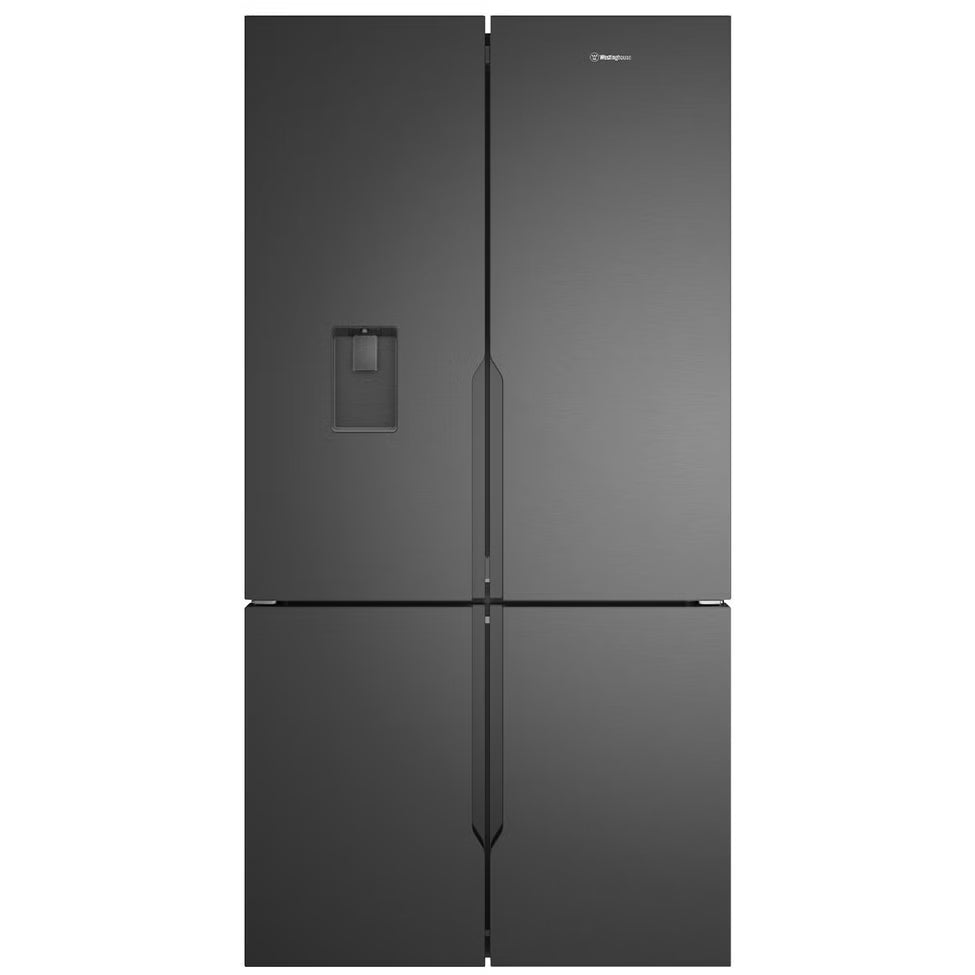 WQE5650BA Westinghouse 564L French Quad Door Refrigerator - Matte Charcoal Black