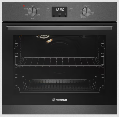 WVE6515DDA Westinghouse 60cm Multi-Function 5 Built-In Electric Oven - Dark Stainless Steel