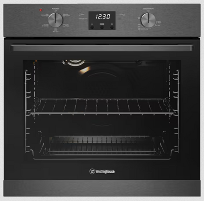 WVE6515DDA Westinghouse 60cm Multi-Function 5 Built-In Electric Oven - Dark Stainless Steel