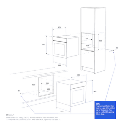 WVE6516SD Westinghouse 60cm Multi-Function 8 Oven with AirFry